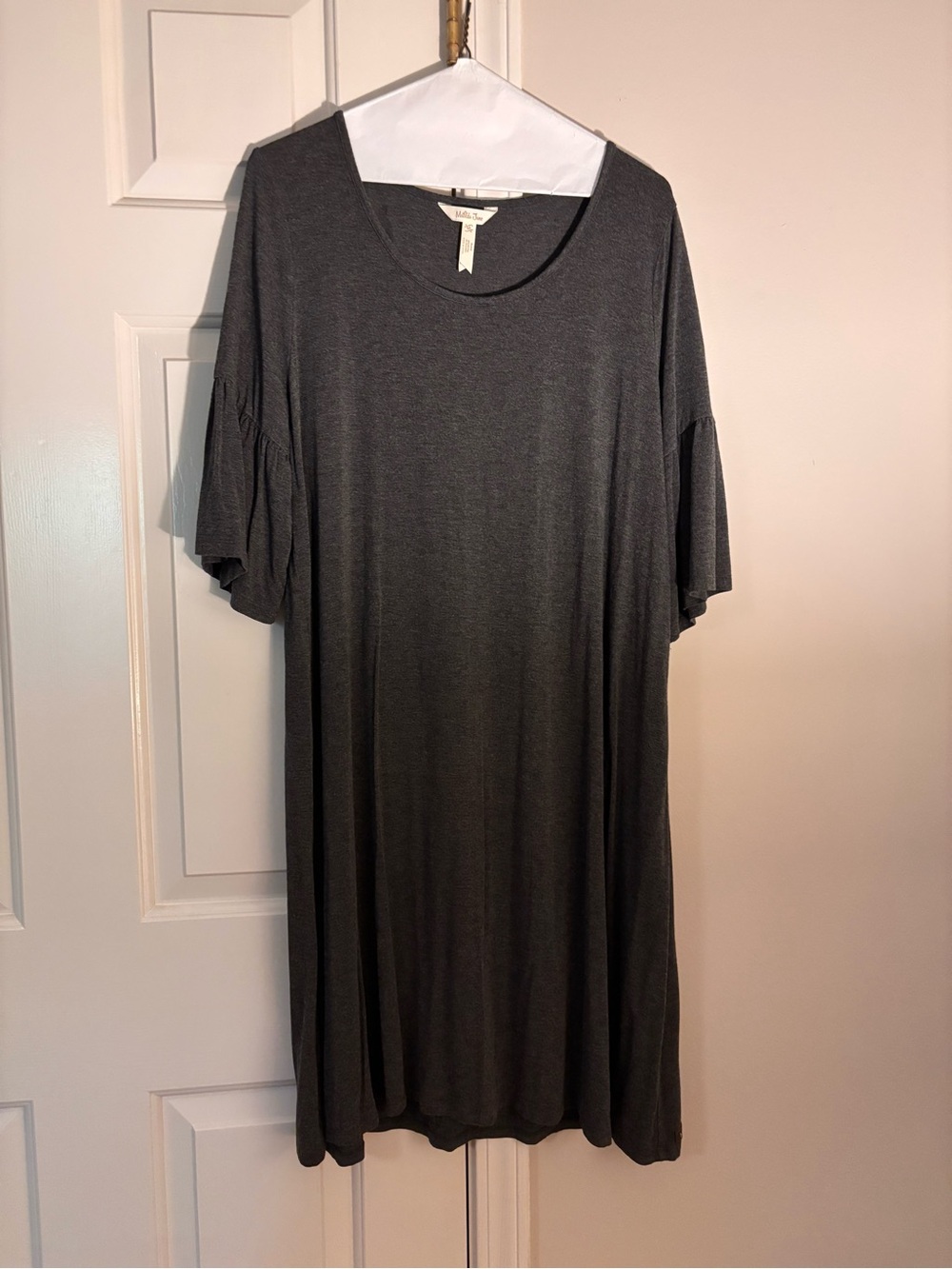 Matilda Jane Charcoal Gray Midi Swing Dress